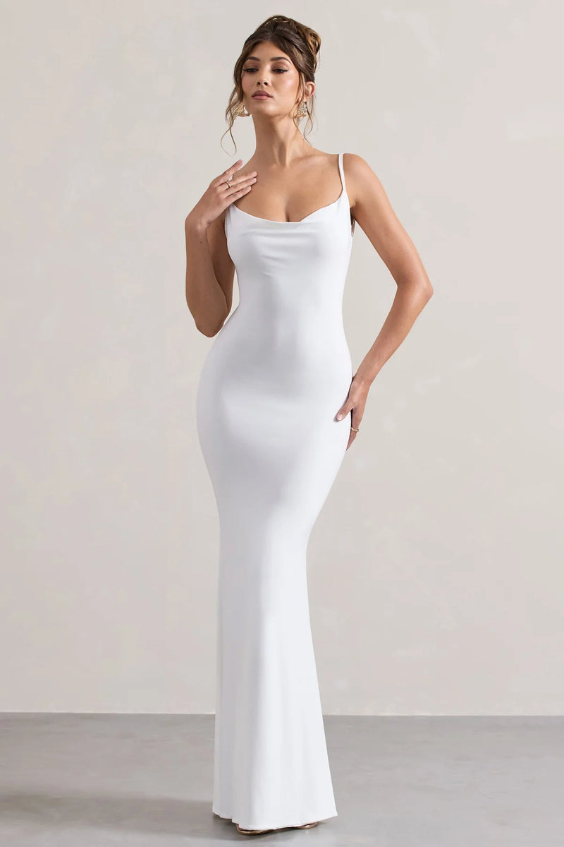 Veloria™ Luxe Lace-back Maxi Dress — Command Every Room With Irresistible Confidence and Timeless Elegance