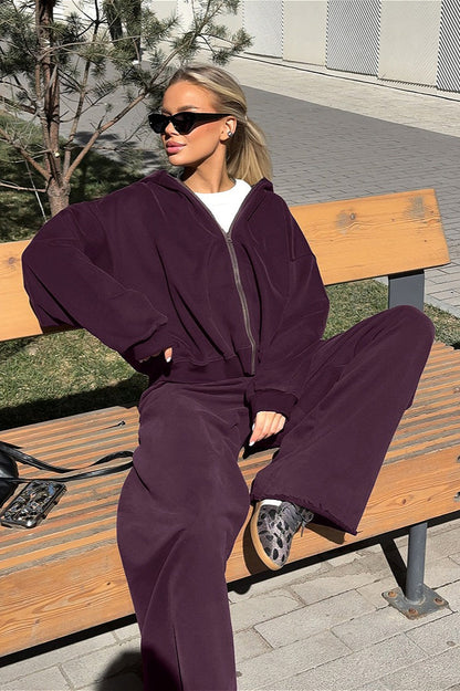 Hooded Sweatshirt and Jogger Two Piece Set
