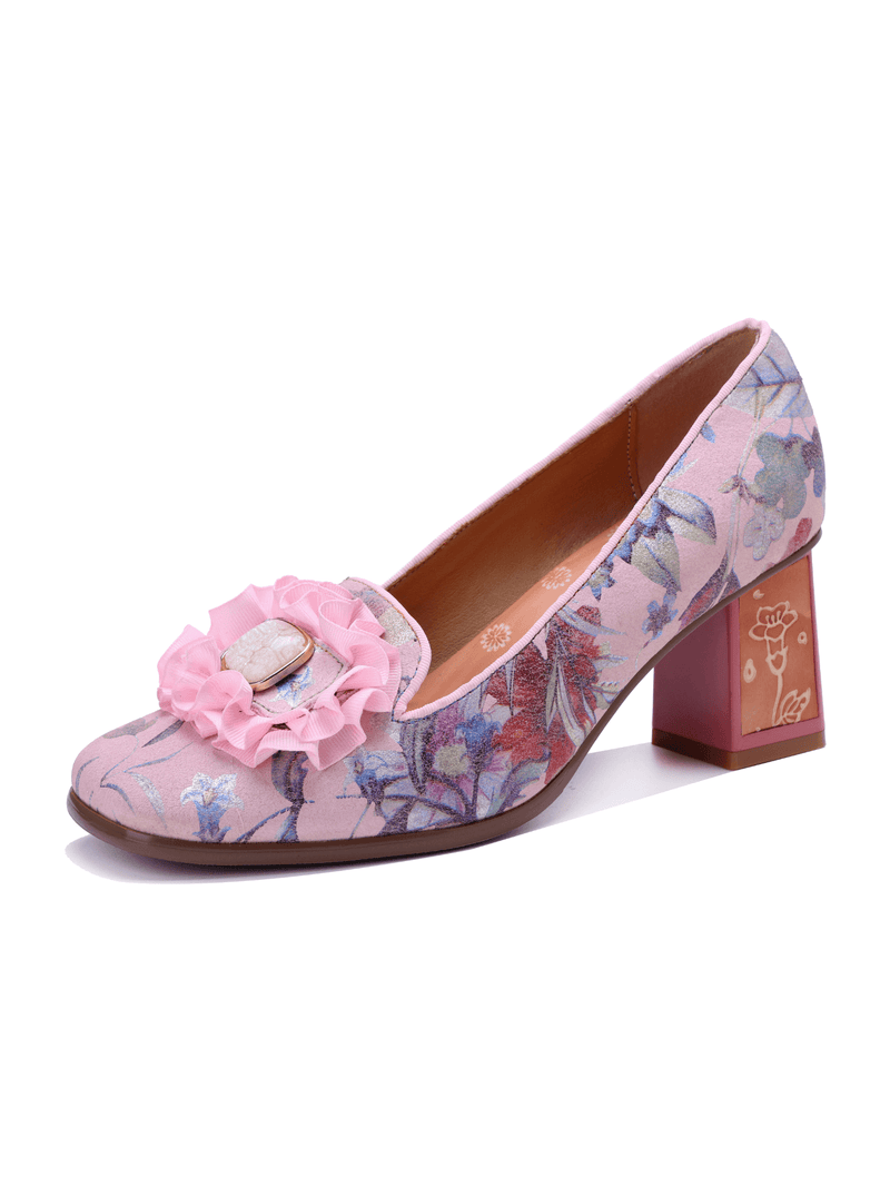 Soffia | Marney Printed Leather Pump