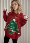 Ester® | Women's Christmas sweater with 3D elements