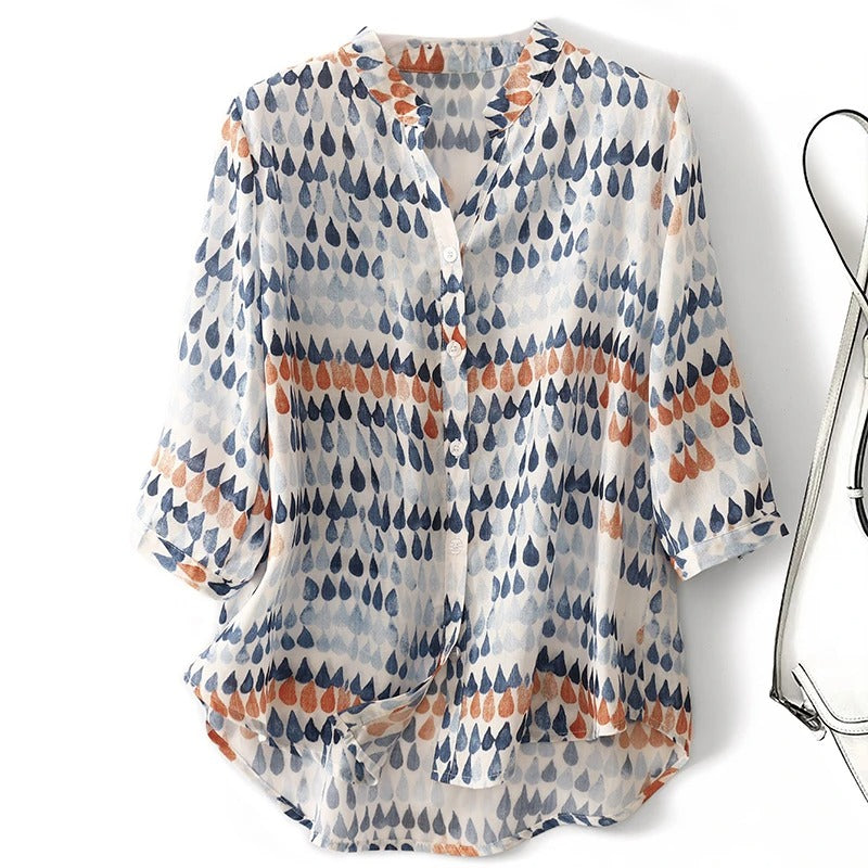 Featherlight Linen Blouse™ — Own Every Room With Cool Confidence and Unforgettable Style