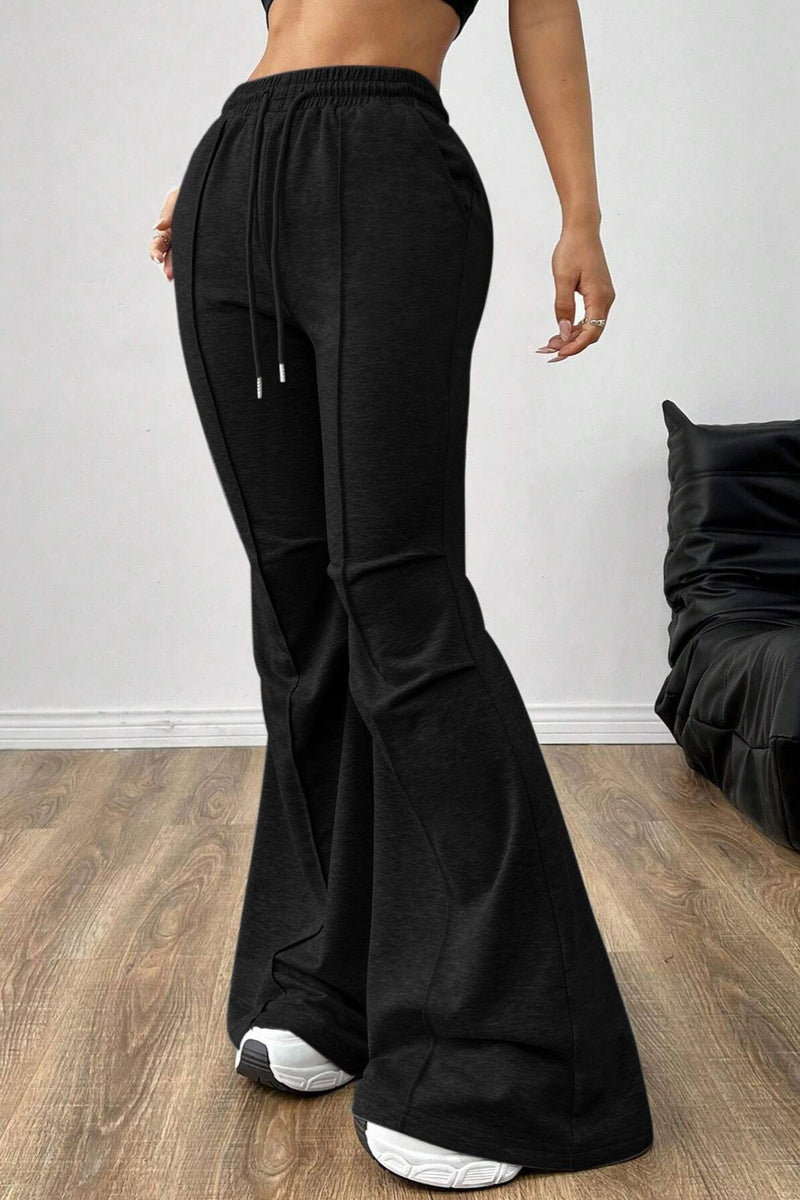 Color Flare Sweat Pants