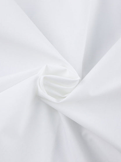 Bow Tie Long Sleeve White Blouse