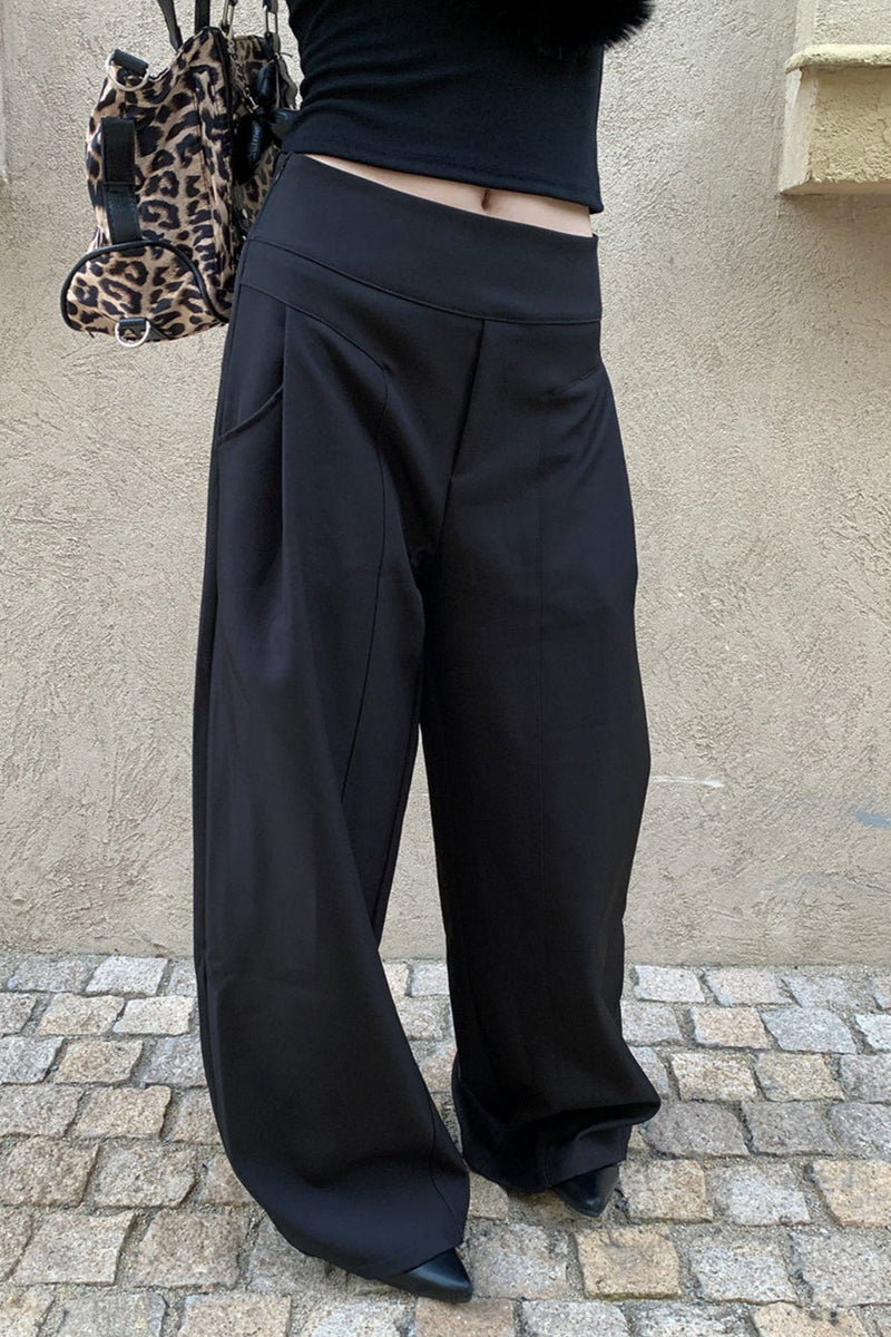 Pleated Wide Pants