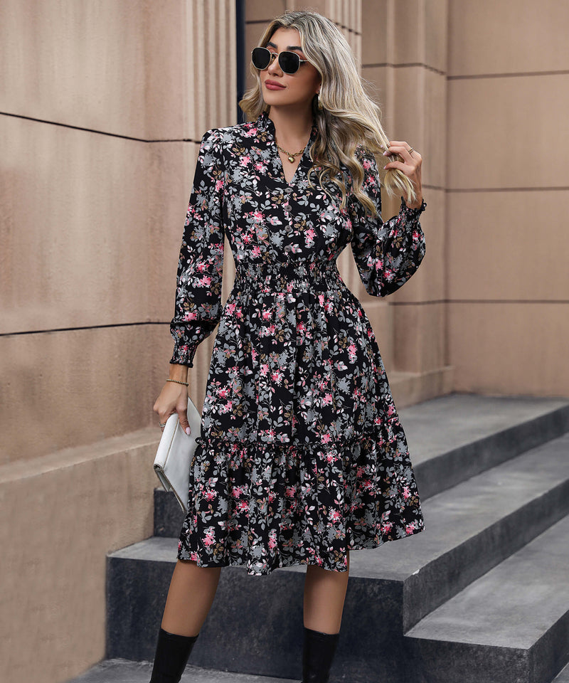 Madeira Midi Dress - Black