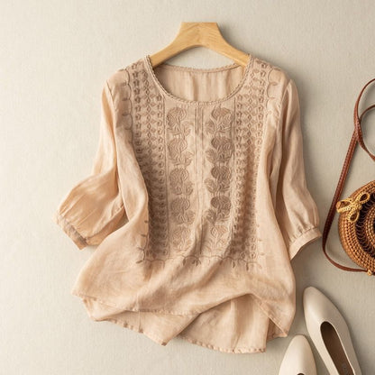 Lumavive™ Blouse — Experience Effortless Elegance and All-day Cool Confidence