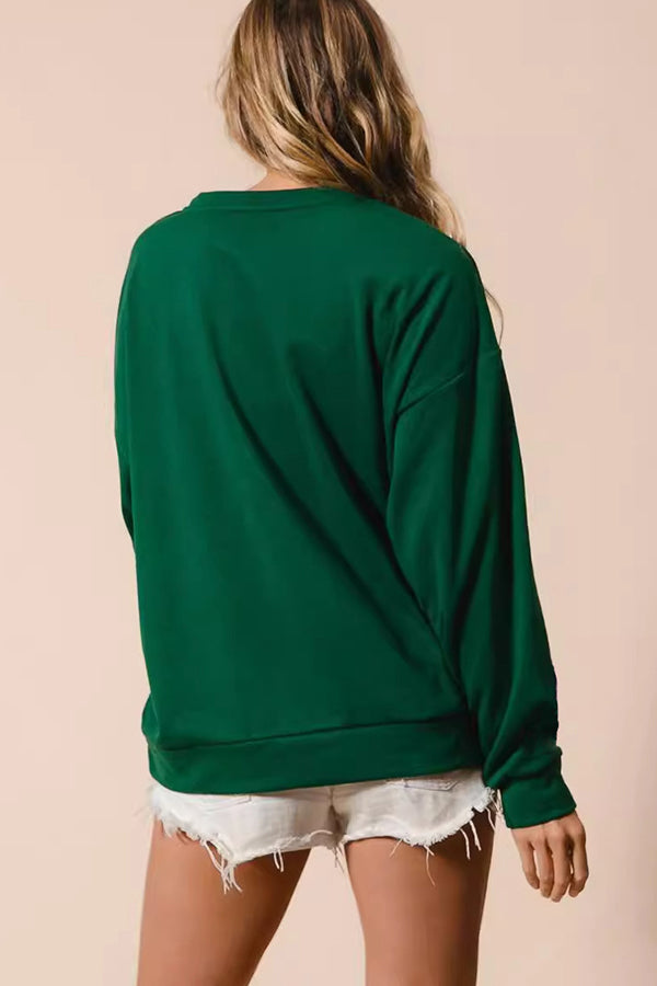 Christmas House Sequin Sweatshirt