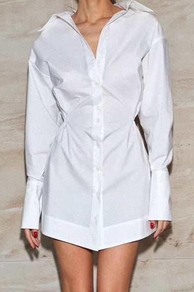Lapel Collar Blouse