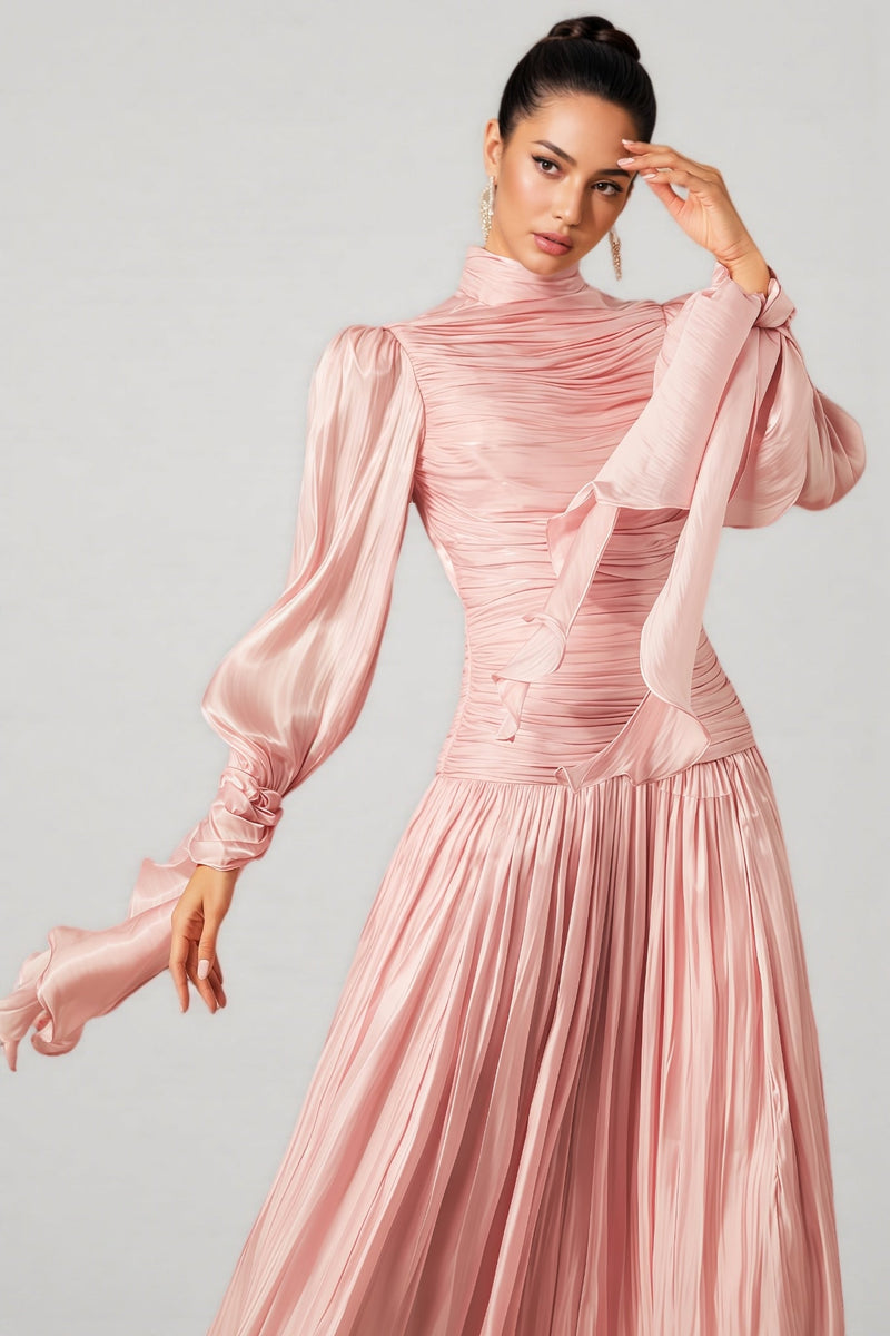 Vlada Puff Sleeve Ruched Bodice Maxi Dress