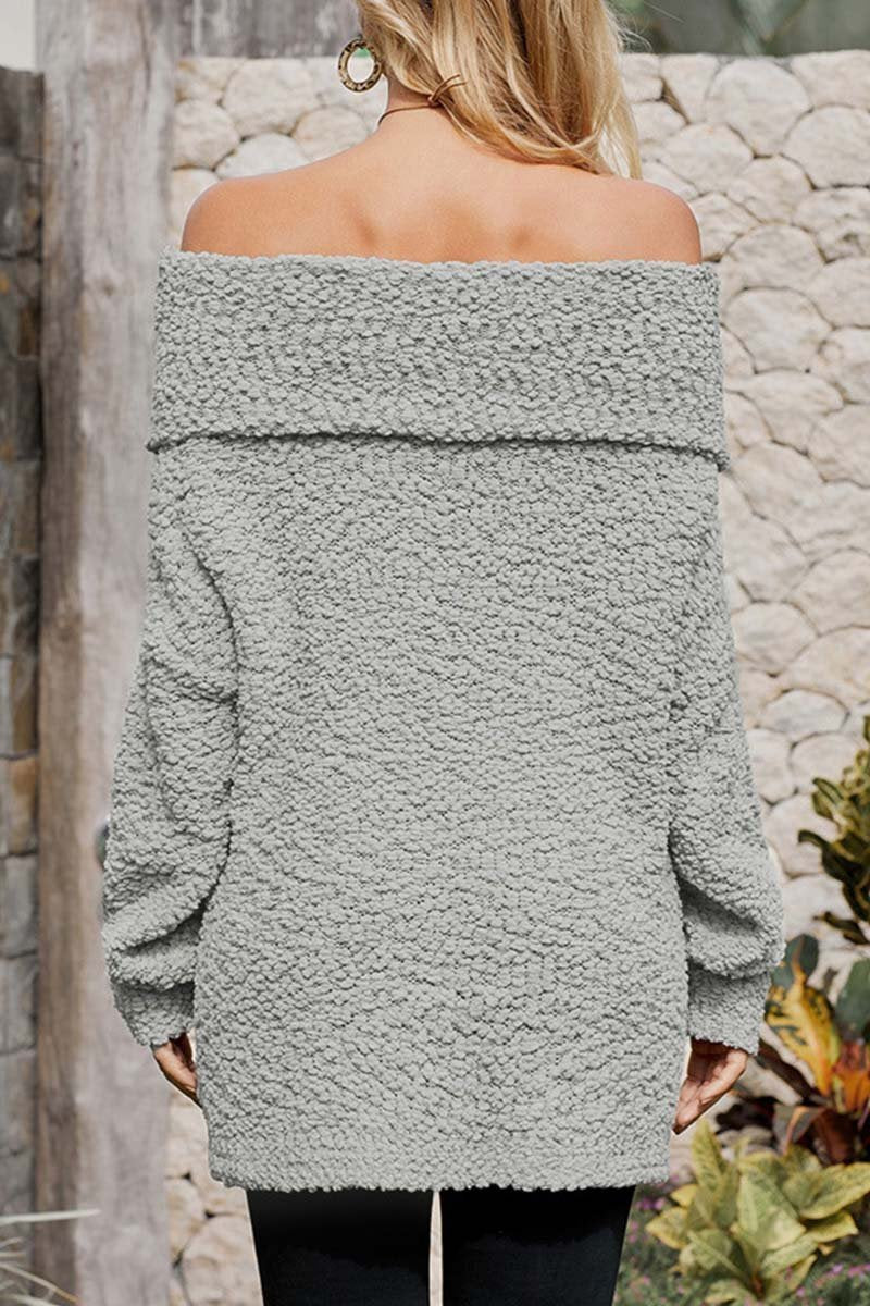 Off Shoulder Sweaters