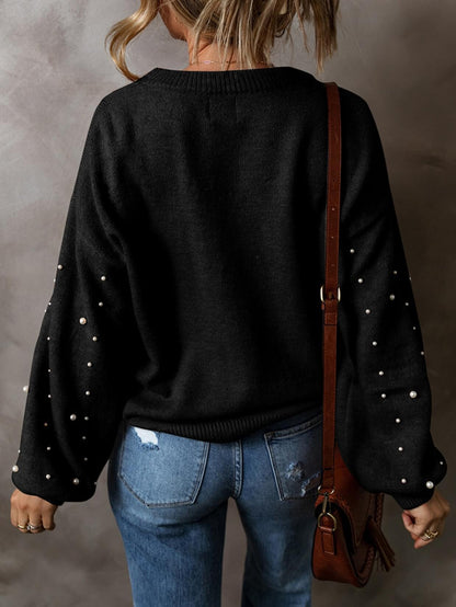 Oh My Darling Pearl Embellished Sweater