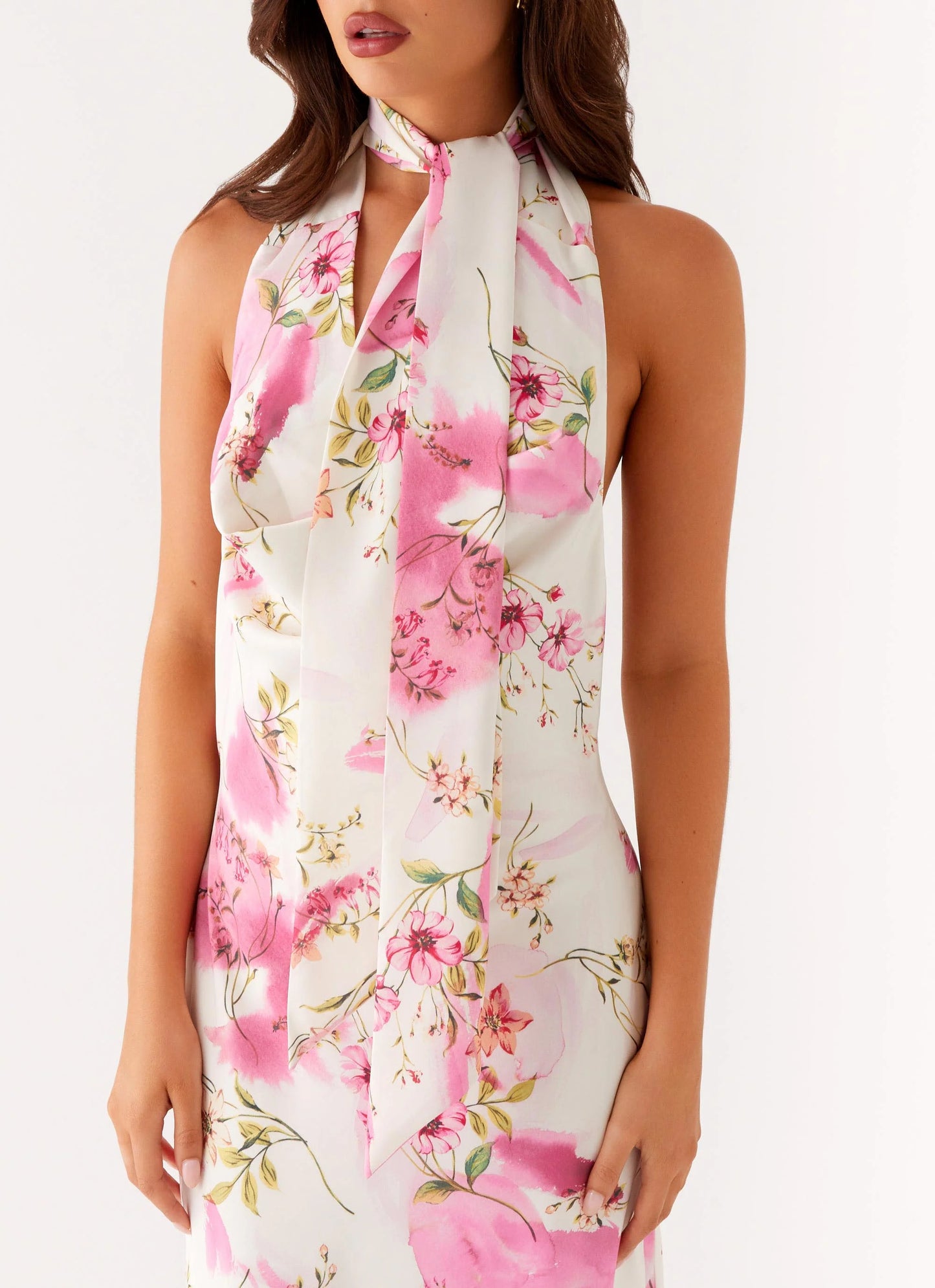 Jensen Midi Dress - Ivory Print