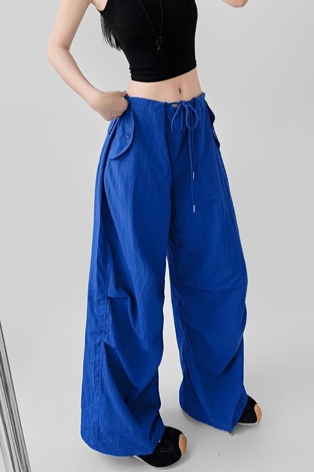 Cargo Wide Leg Relaxed Pants