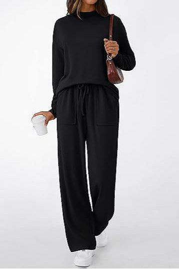 Pocketed Drawstring Two Piece Set
