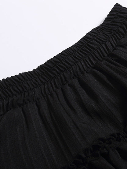 Color Y2k French Ballet Style Puff Cake Mini Skirts