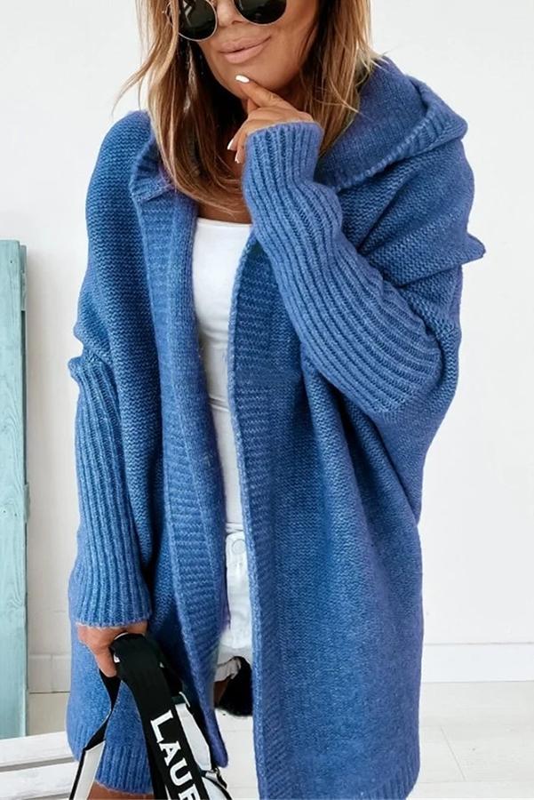 Fall for Nyc Hooded Cardigan
