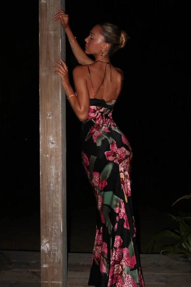 Summer V-neck Maxi Dress