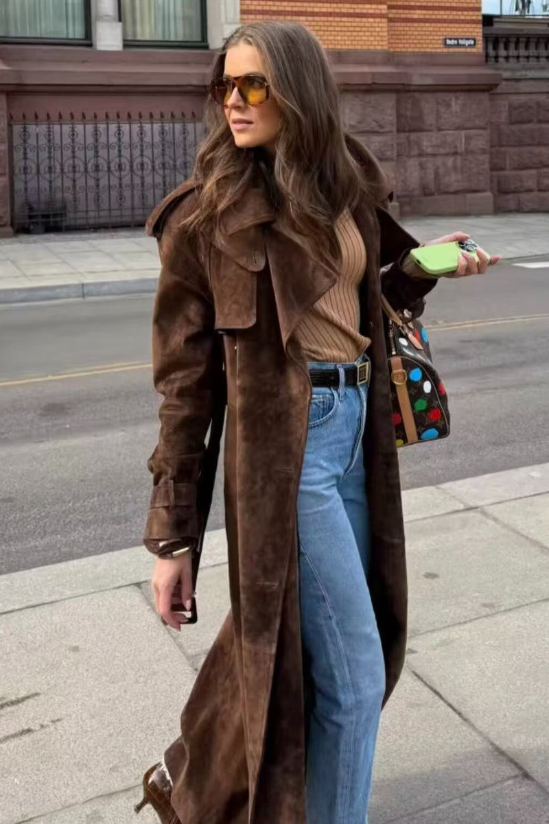 Belted Trench Overcoat