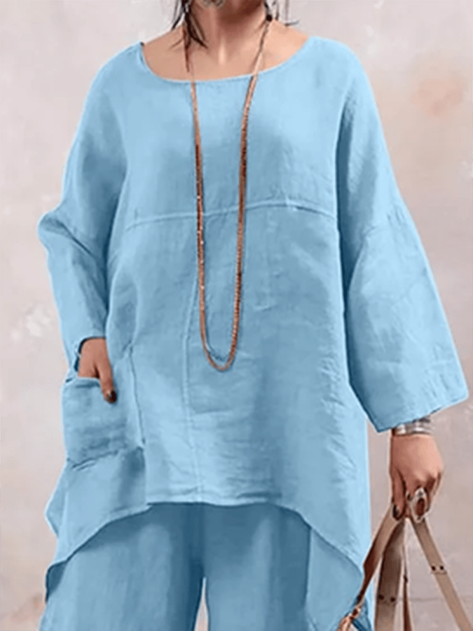 Women's Casual Loose Patchwork Shirt
