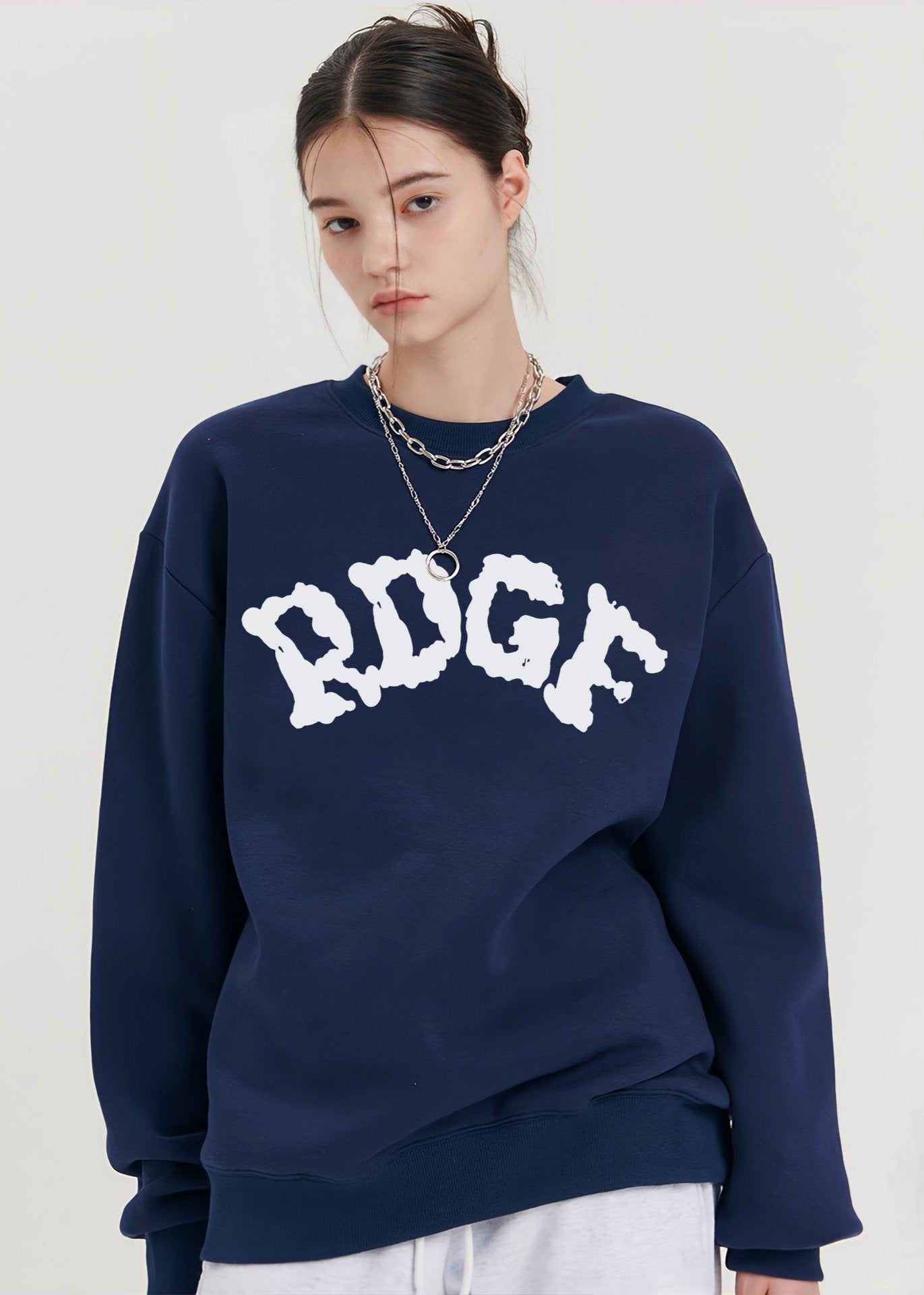 Rdgf Cloud Graphic Oversized Sweatshirt