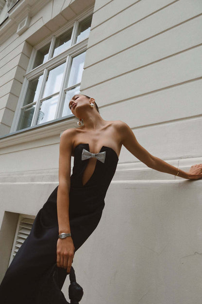 Noir Grace Maxi Dress