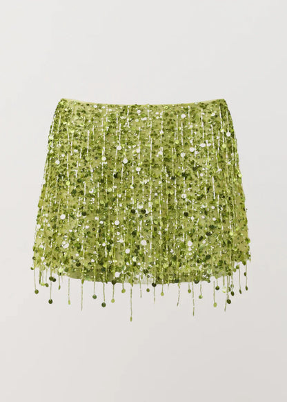Sequin Mini Skirt