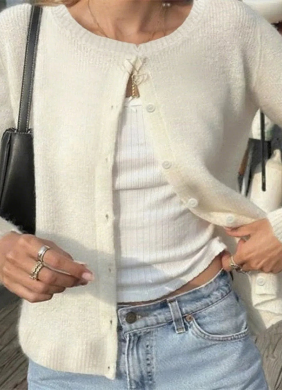 Soft Knit Color Cardigan