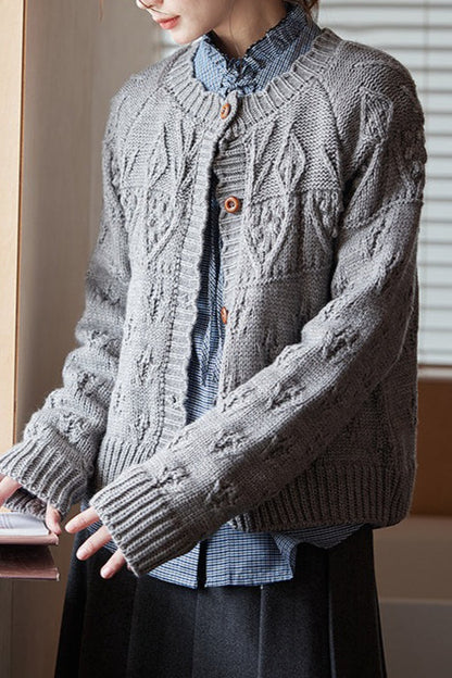 Crochet Knit Cardigan