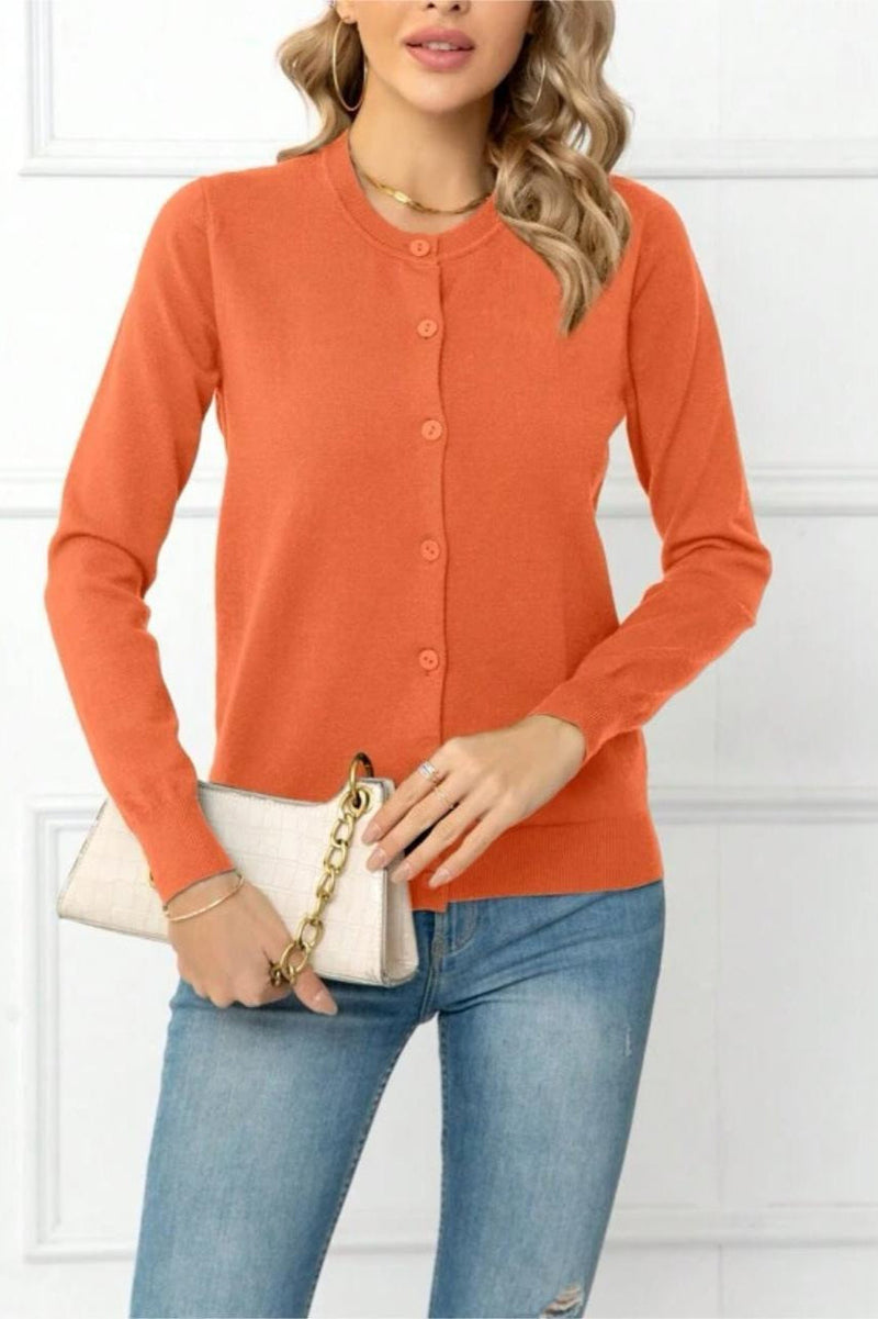 Color Knit Cardigan