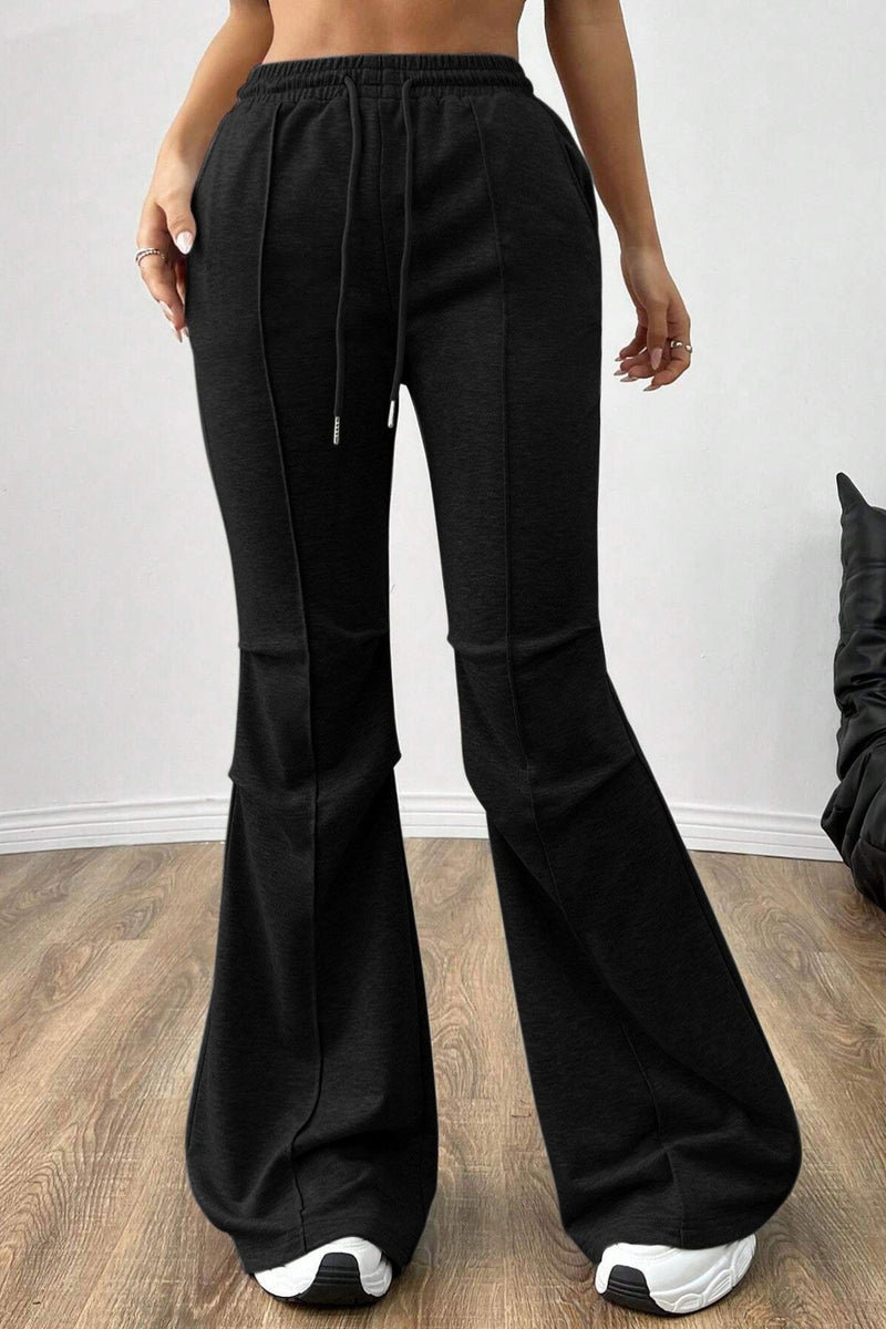 Color Flare Sweat Pants