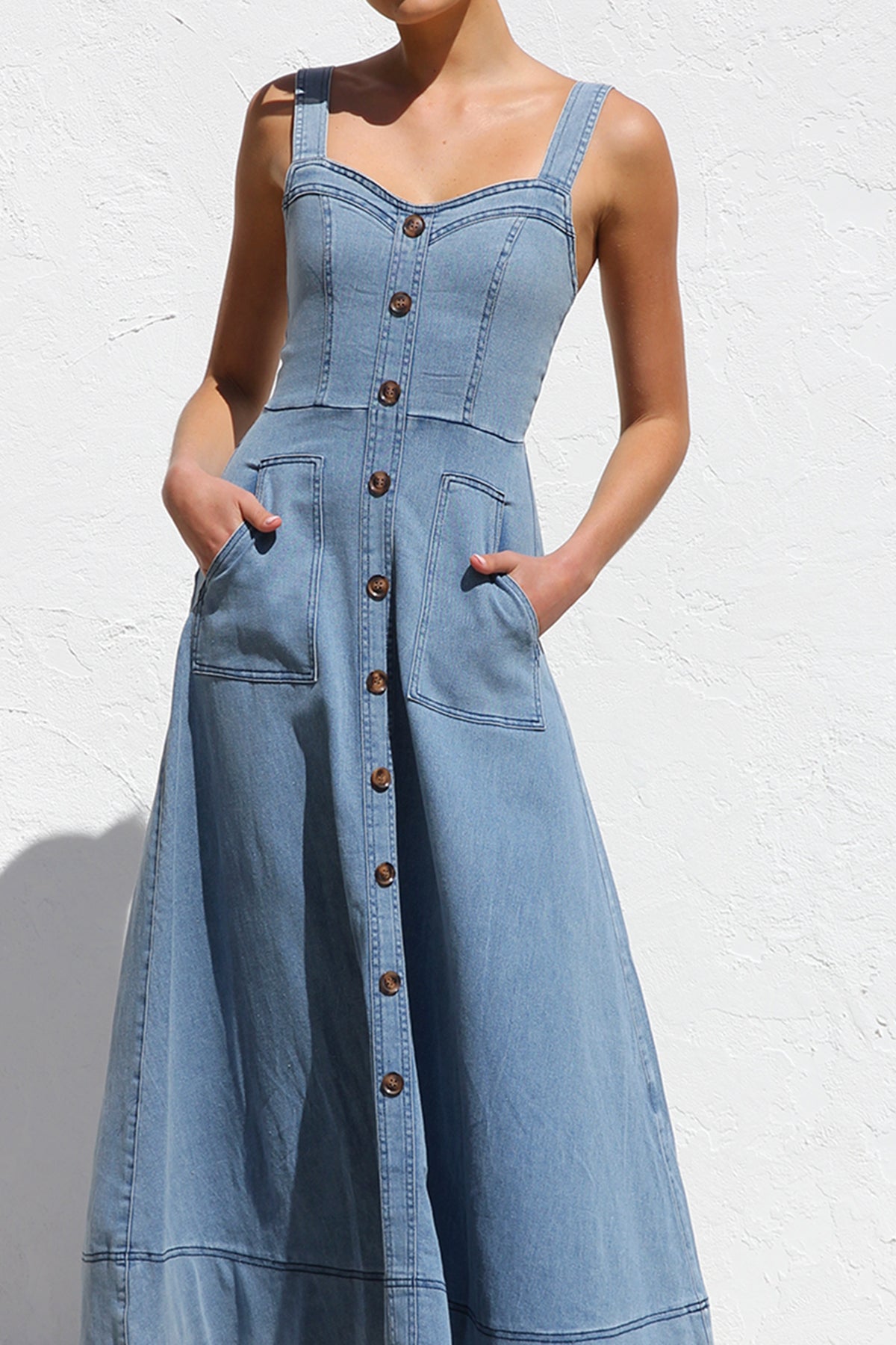 Danielle Dress Blue Denim