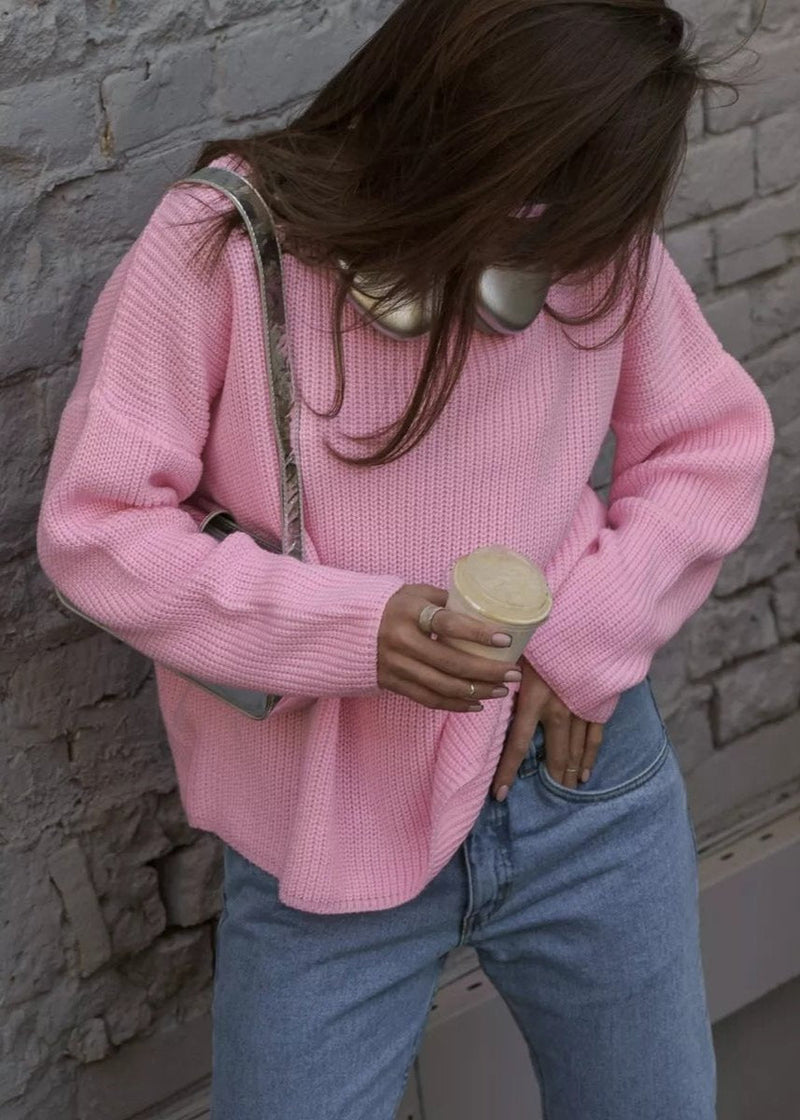 Effortlessly - Round Neck Loose Sweater