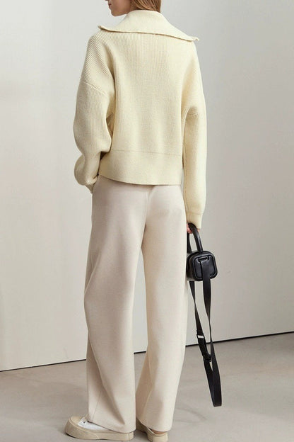 Slouchy High Neck Loose Sweater