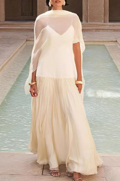 Flowy Chiffon Cami Maxi Dress