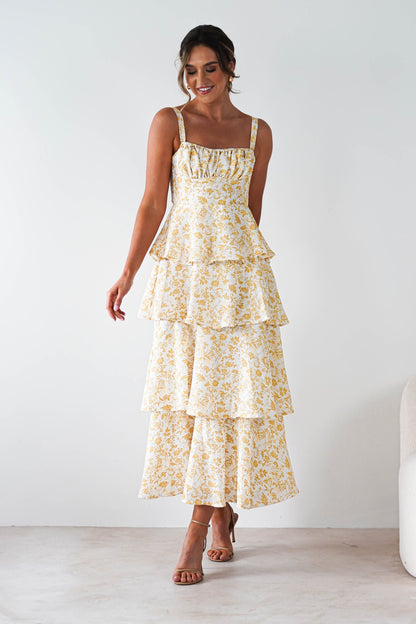 Solaramist™ Ruffle Midi Dress — Step Into Irresistible Confidence That Commands Every Eye