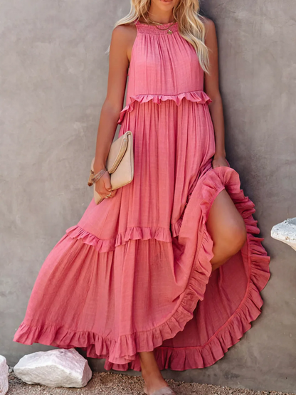 Megan | Ruffle Maxi Dress