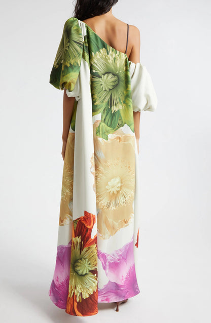 Payton Asymmetric Neck Maxi Dress