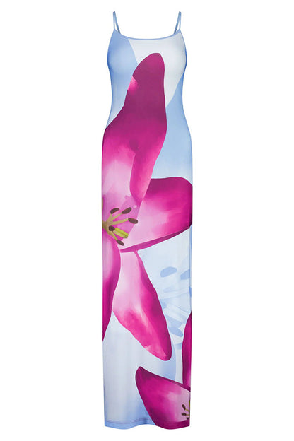 Romantic Beginnings Lily Slip Stretch Vacation Maxi Dress