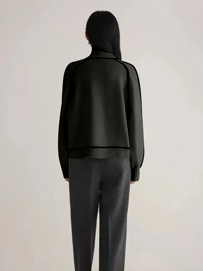 Half Turtleneck Knitted Sweater