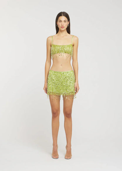 Sequin Mini Skirt