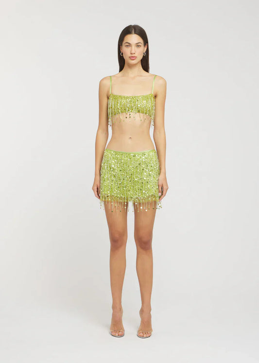 Sequin Mini Skirt