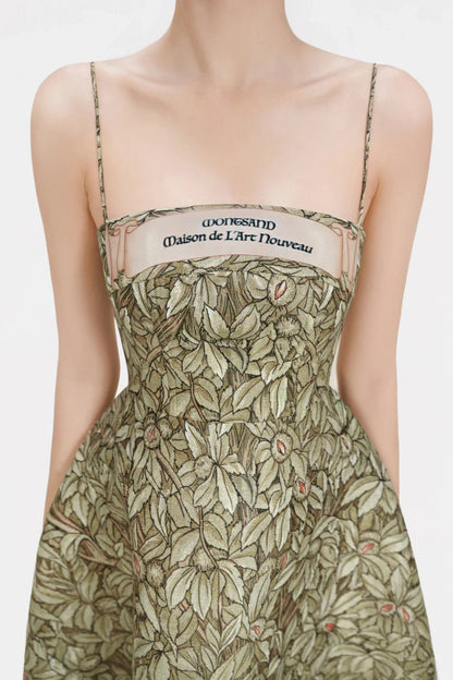 Abequa Jungle Print Midi Dress