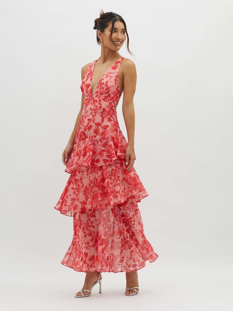 Ruffled Summer Maxi Dress
