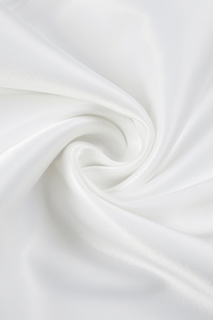 Alfredo Satin Cutout Velvet Maxi Dress - White