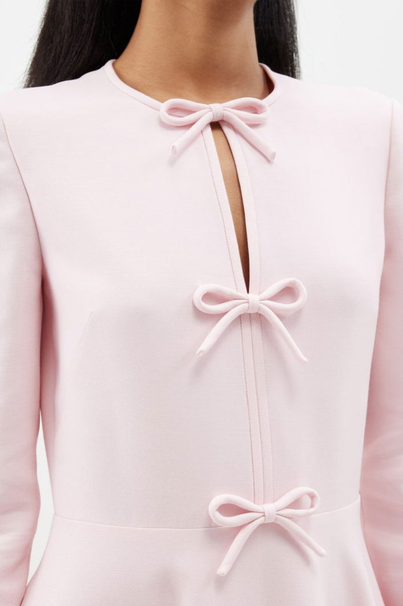 Alvaia Bow Long Sleeve Maxi Dress