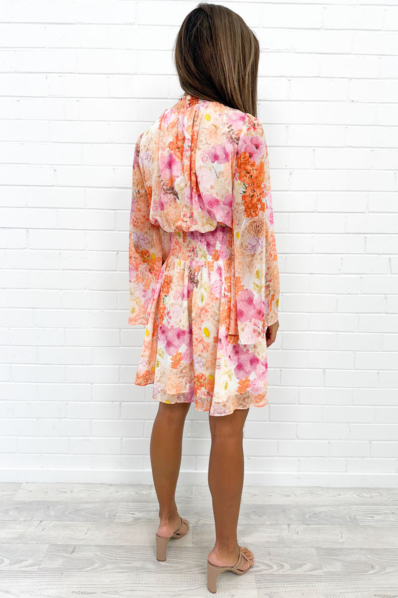 Bell Sleeve Midi Dress