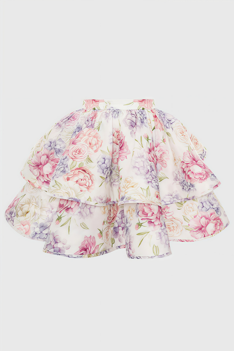 Raynate Pink Printed Backless Mini Dress Set