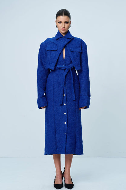 Anicet Cutout Lace Up Coat