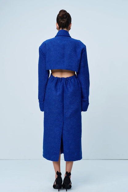 Anicet Cutout Lace Up Coat