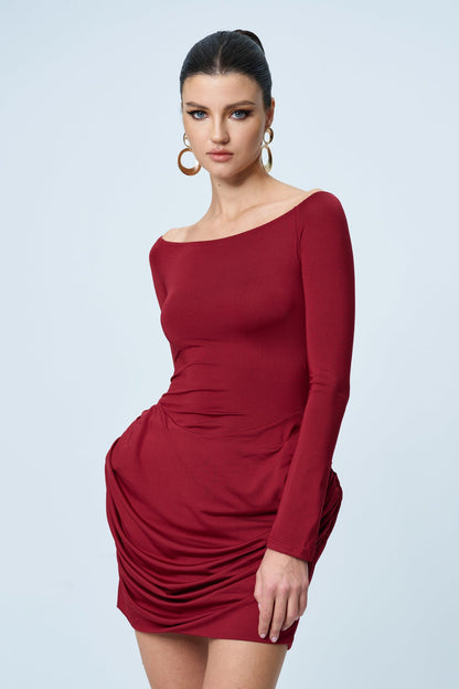 Aniceta Ruch Long Sleeve Mini Dress